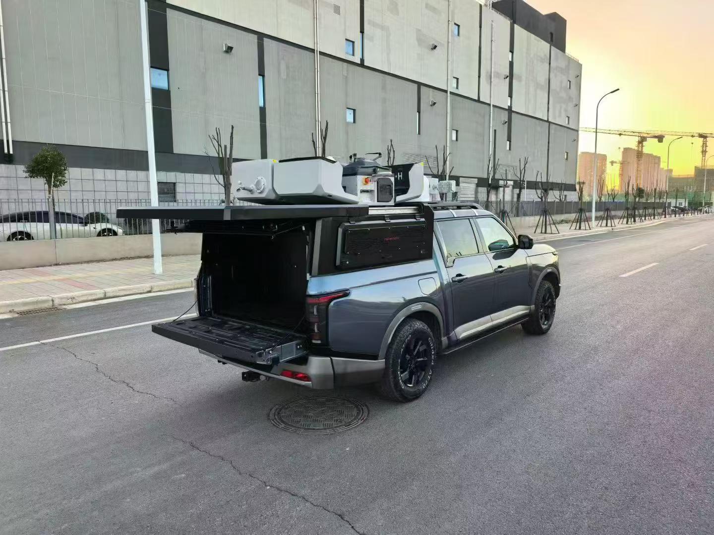 AN-D3 field vehicle with rear access open