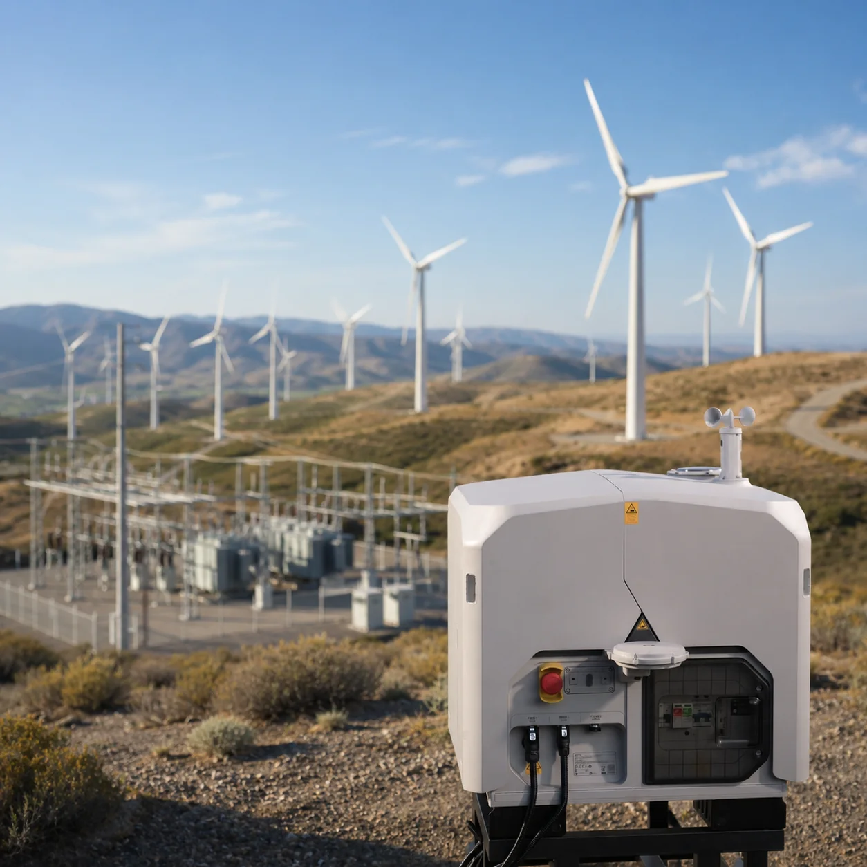 DJI Dock 3 at an energy inspection site