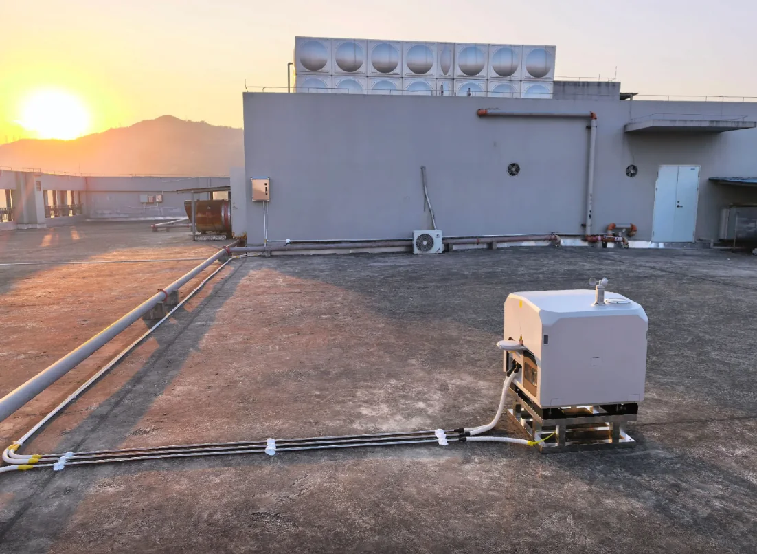 Fixed DJI Dock 3 at an industrial facility